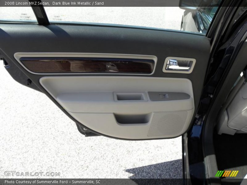 Dark Blue Ink Metallic / Sand 2008 Lincoln MKZ Sedan