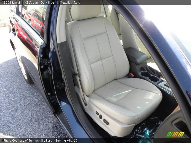 Dark Blue Ink Metallic / Sand 2008 Lincoln MKZ Sedan