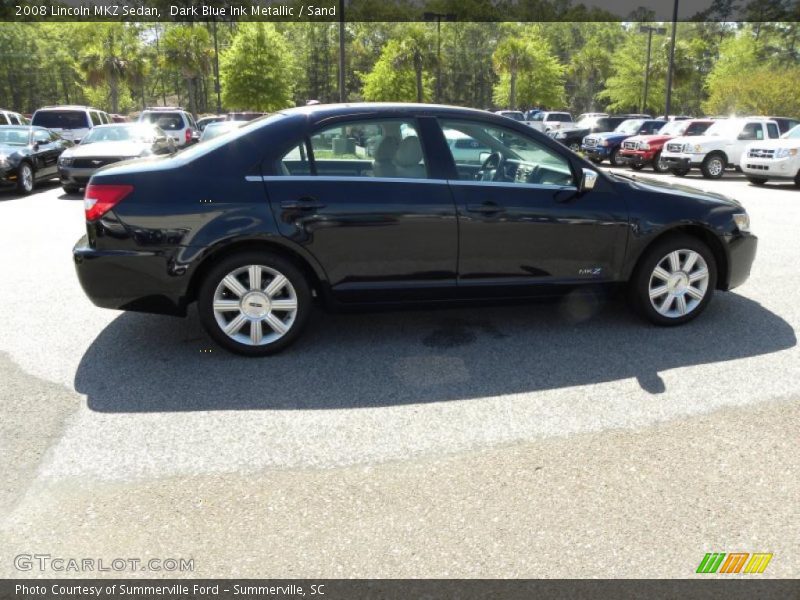 Dark Blue Ink Metallic / Sand 2008 Lincoln MKZ Sedan