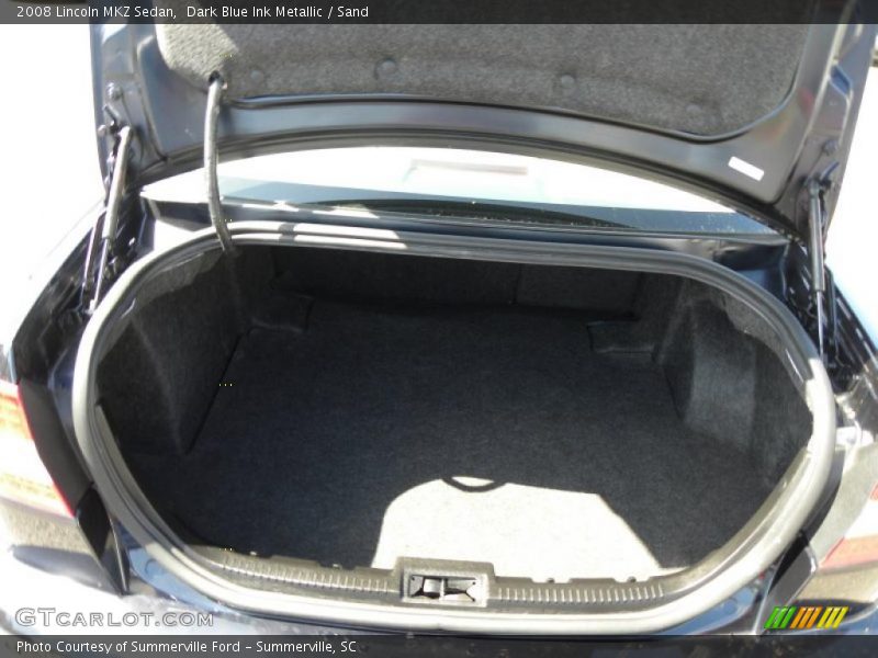 Dark Blue Ink Metallic / Sand 2008 Lincoln MKZ Sedan