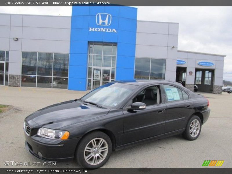 Black Sapphire Metallic / Graphite 2007 Volvo S60 2.5T AWD