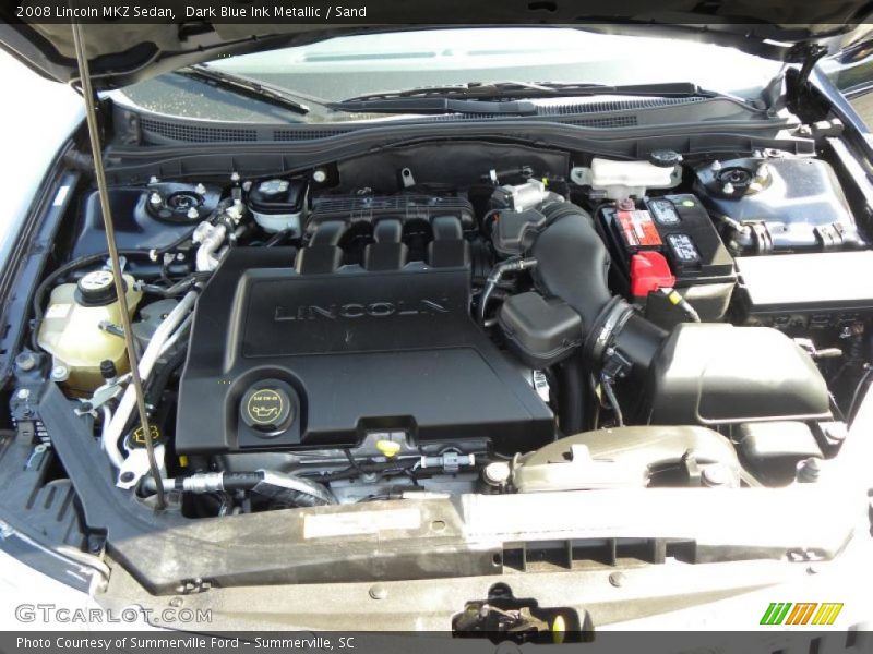 Dark Blue Ink Metallic / Sand 2008 Lincoln MKZ Sedan