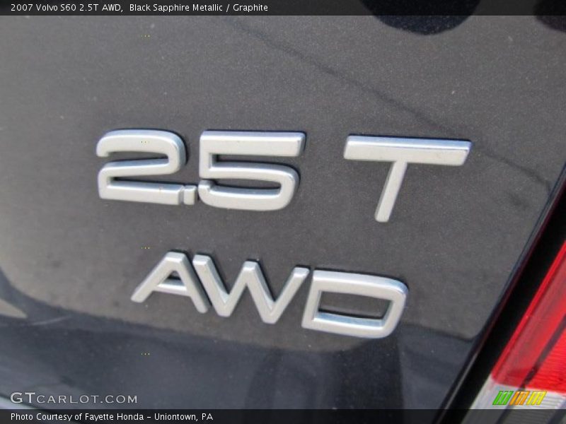  2007 S60 2.5T AWD Logo