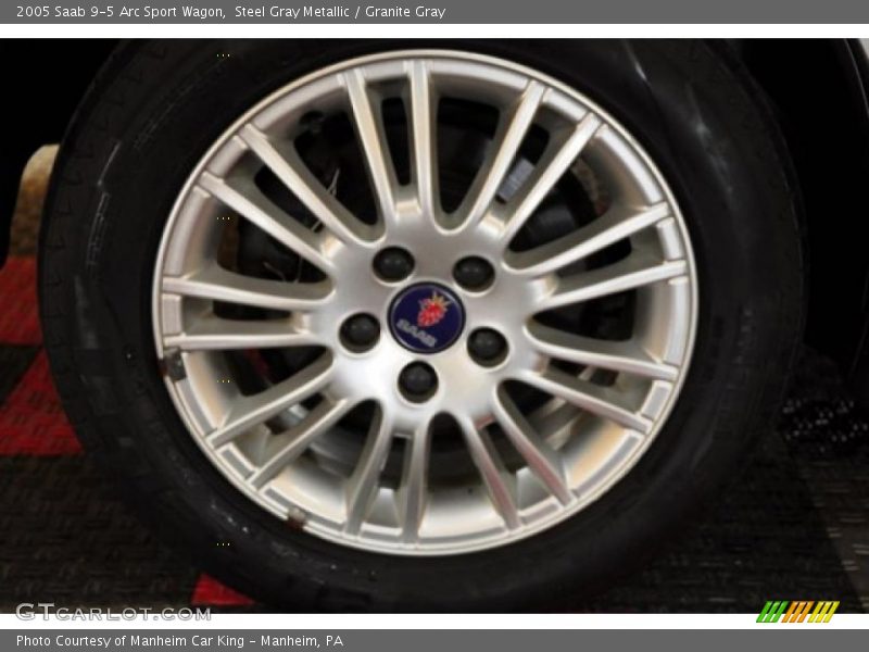 Steel Gray Metallic / Granite Gray 2005 Saab 9-5 Arc Sport Wagon