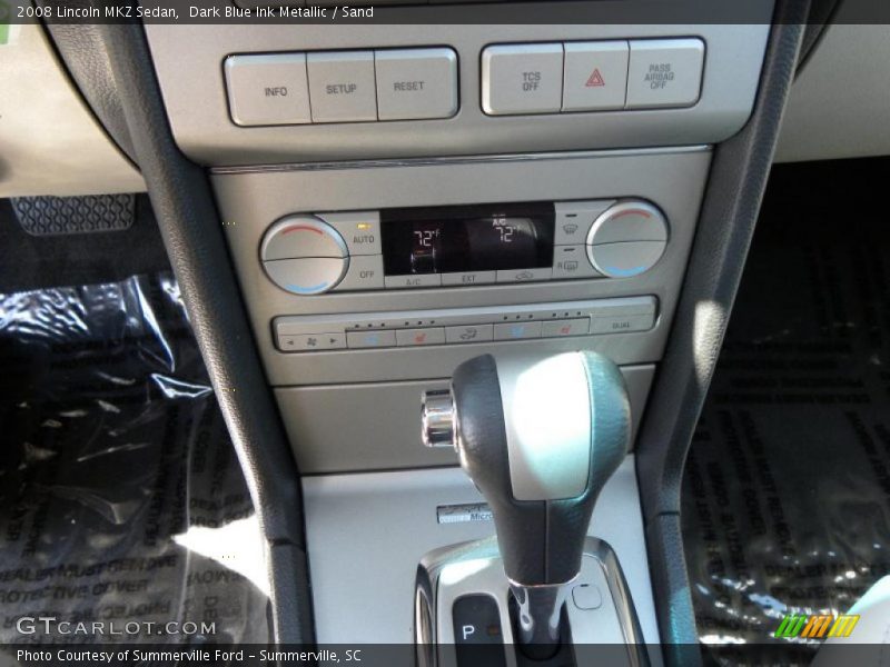 Dark Blue Ink Metallic / Sand 2008 Lincoln MKZ Sedan