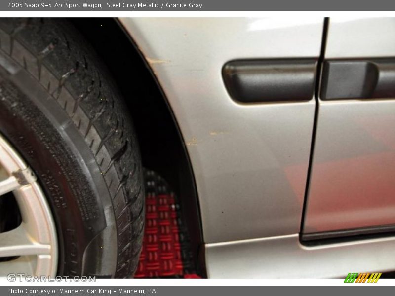 Steel Gray Metallic / Granite Gray 2005 Saab 9-5 Arc Sport Wagon