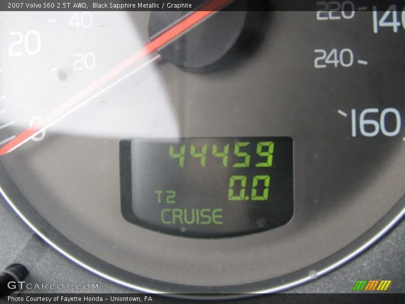Black Sapphire Metallic / Graphite 2007 Volvo S60 2.5T AWD