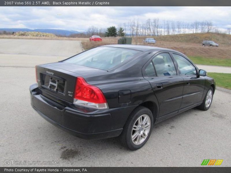 Black Sapphire Metallic / Graphite 2007 Volvo S60 2.5T AWD