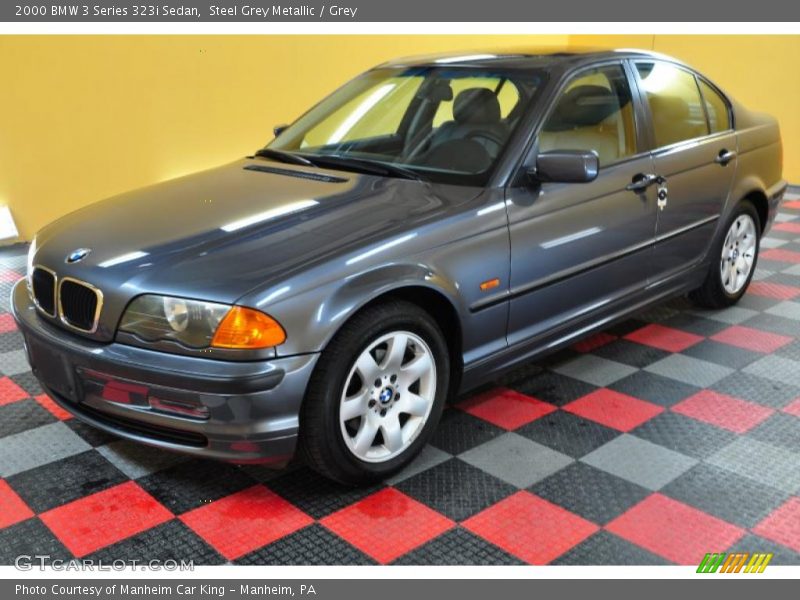 Steel Grey Metallic / Grey 2000 BMW 3 Series 323i Sedan