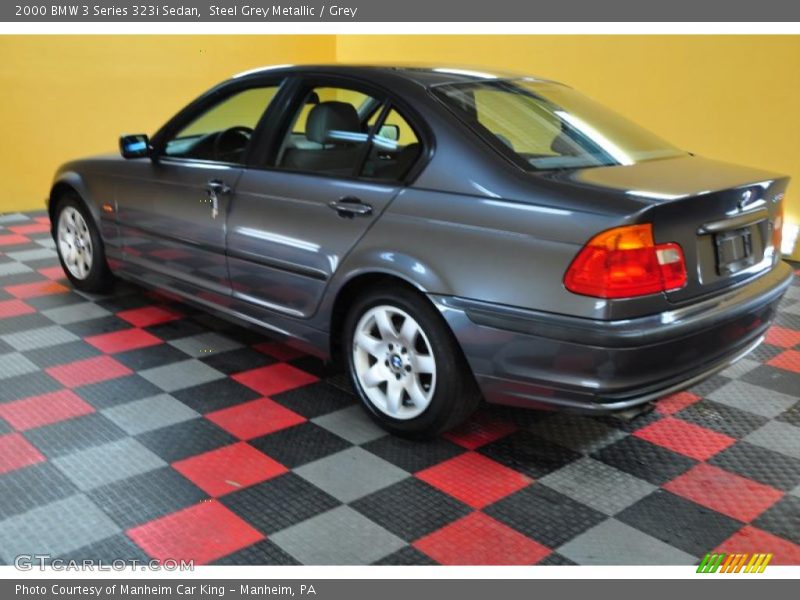 Steel Grey Metallic / Grey 2000 BMW 3 Series 323i Sedan