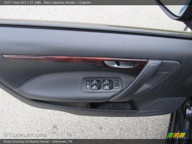 Black Sapphire Metallic / Graphite 2007 Volvo S60 2.5T AWD