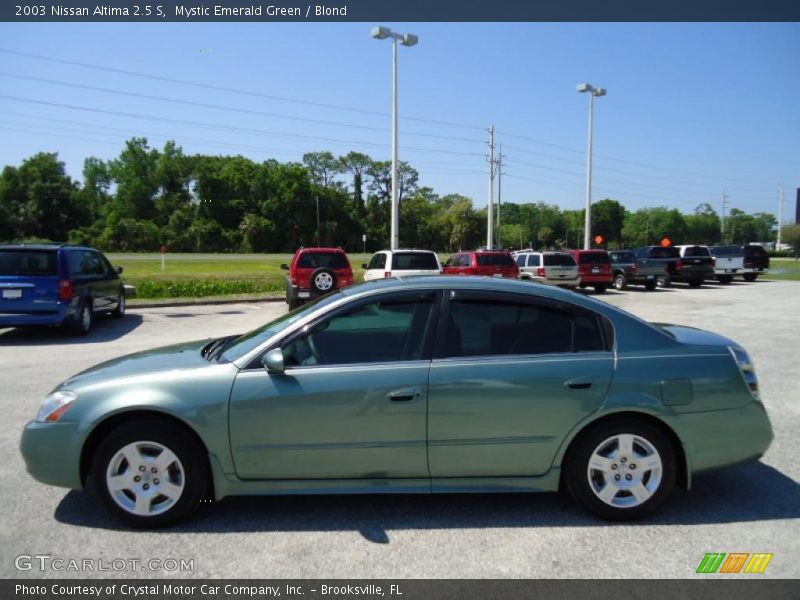 Mystic Emerald Green / Blond 2003 Nissan Altima 2.5 S