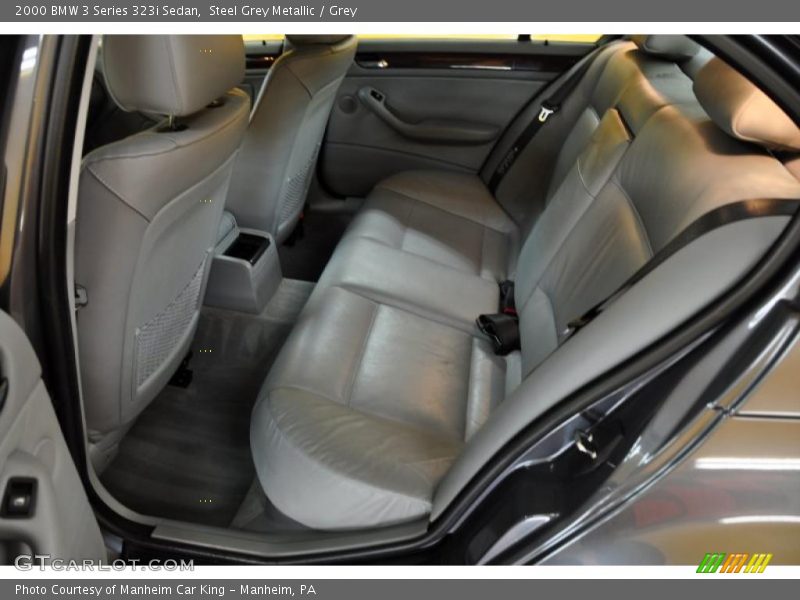 Steel Grey Metallic / Grey 2000 BMW 3 Series 323i Sedan