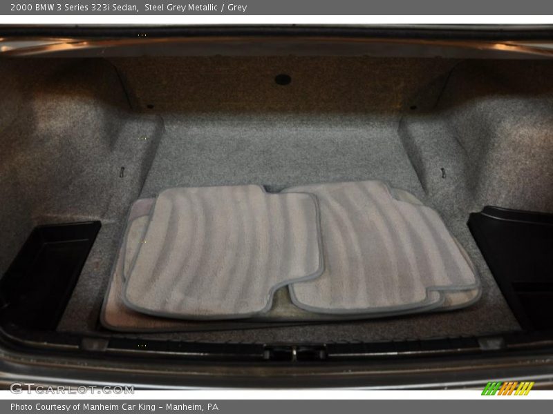 Steel Grey Metallic / Grey 2000 BMW 3 Series 323i Sedan