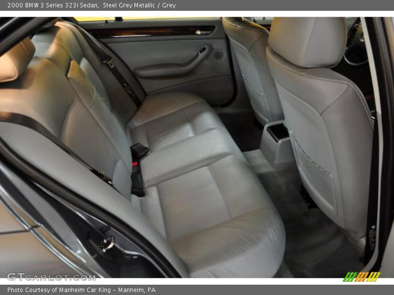 Steel Grey Metallic / Grey 2000 BMW 3 Series 323i Sedan