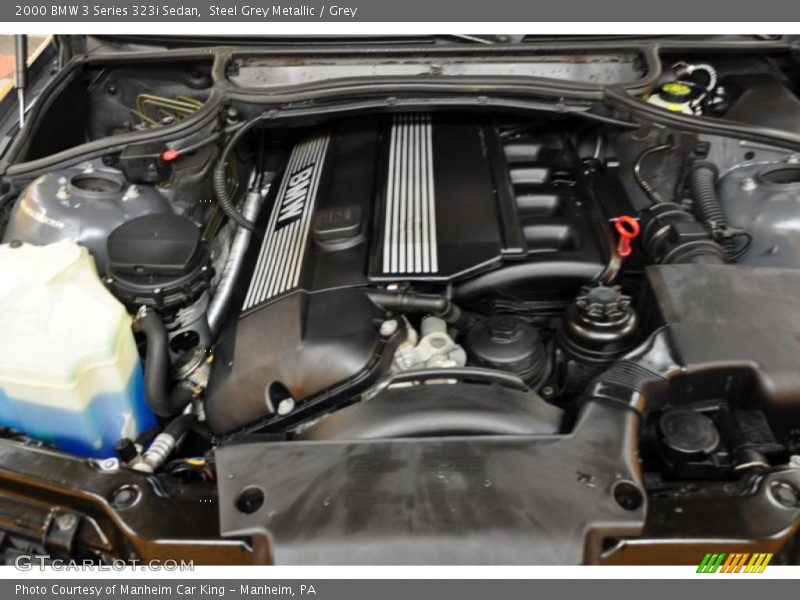 Steel Grey Metallic / Grey 2000 BMW 3 Series 323i Sedan