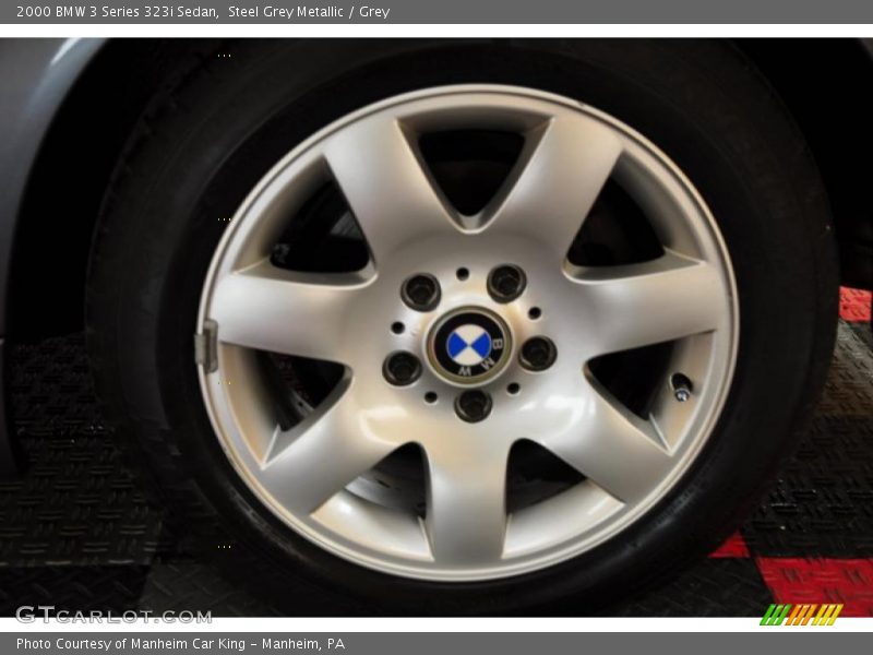 Steel Grey Metallic / Grey 2000 BMW 3 Series 323i Sedan