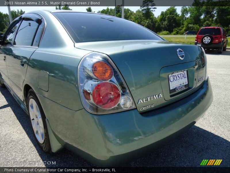 Mystic Emerald Green / Blond 2003 Nissan Altima 2.5 S
