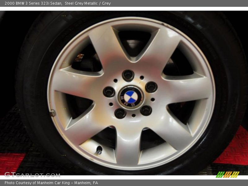 Steel Grey Metallic / Grey 2000 BMW 3 Series 323i Sedan