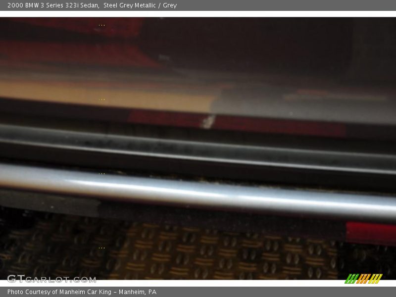 Steel Grey Metallic / Grey 2000 BMW 3 Series 323i Sedan