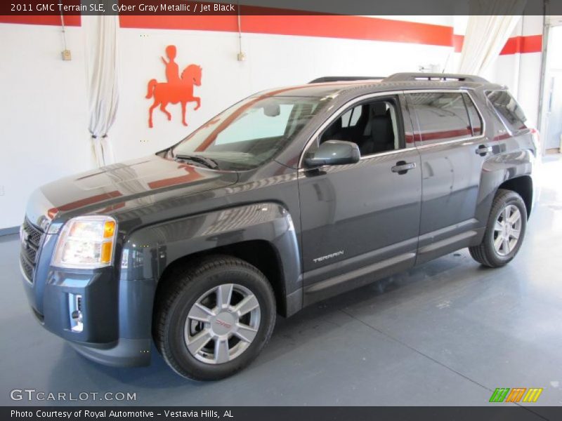 Cyber Gray Metallic / Jet Black 2011 GMC Terrain SLE