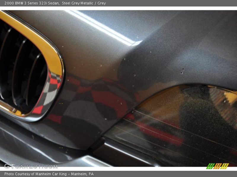 Steel Grey Metallic / Grey 2000 BMW 3 Series 323i Sedan