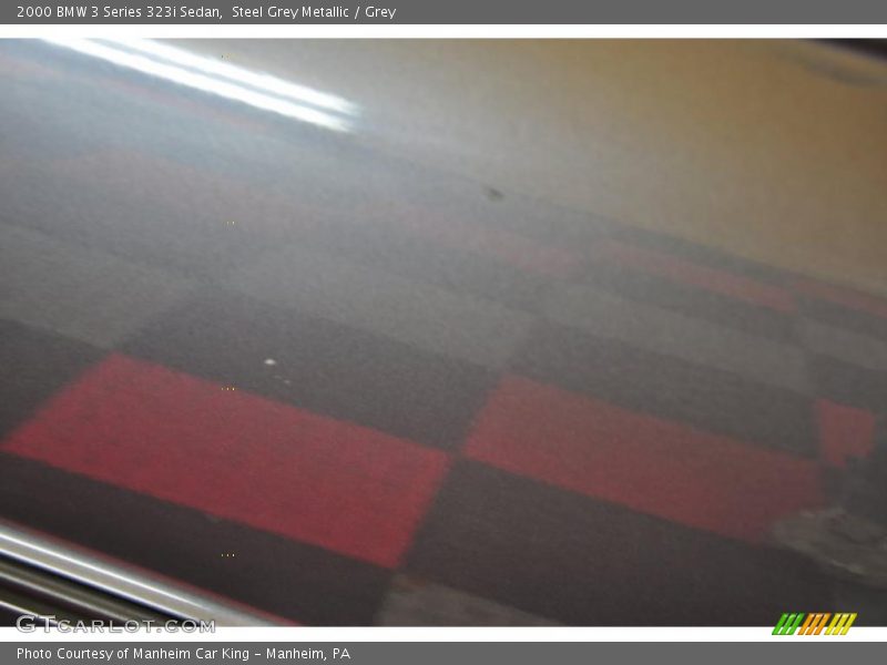 Steel Grey Metallic / Grey 2000 BMW 3 Series 323i Sedan