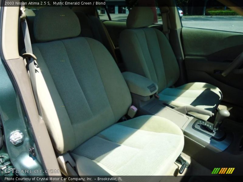 Mystic Emerald Green / Blond 2003 Nissan Altima 2.5 S
