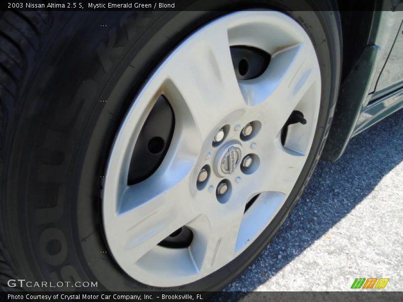 Mystic Emerald Green / Blond 2003 Nissan Altima 2.5 S