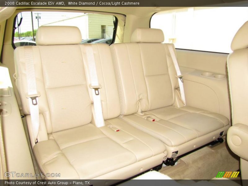 White Diamond / Cocoa/Light Cashmere 2008 Cadillac Escalade ESV AWD