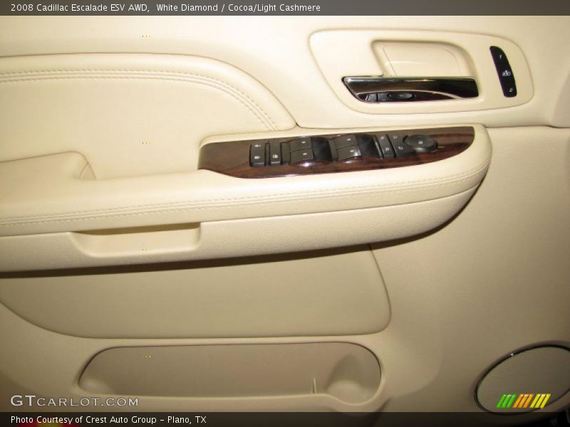 White Diamond / Cocoa/Light Cashmere 2008 Cadillac Escalade ESV AWD