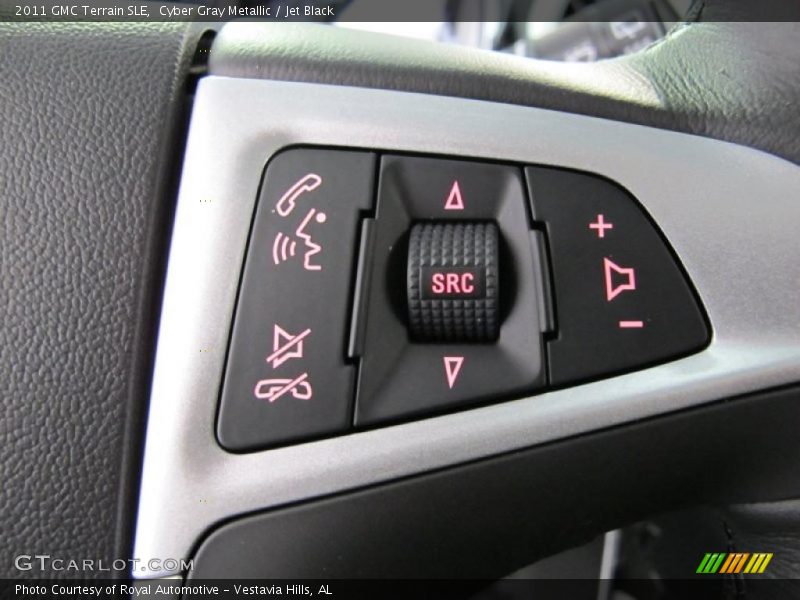 Cyber Gray Metallic / Jet Black 2011 GMC Terrain SLE