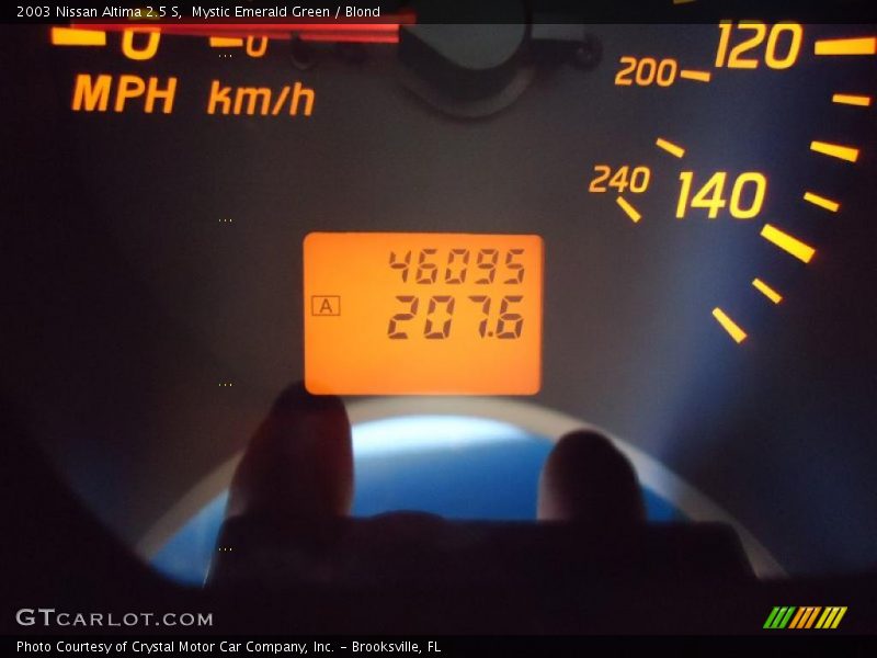 Mystic Emerald Green / Blond 2003 Nissan Altima 2.5 S