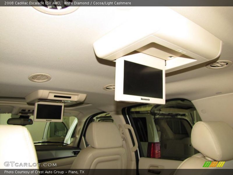 White Diamond / Cocoa/Light Cashmere 2008 Cadillac Escalade ESV AWD