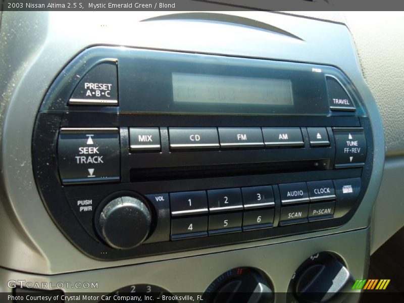 Mystic Emerald Green / Blond 2003 Nissan Altima 2.5 S