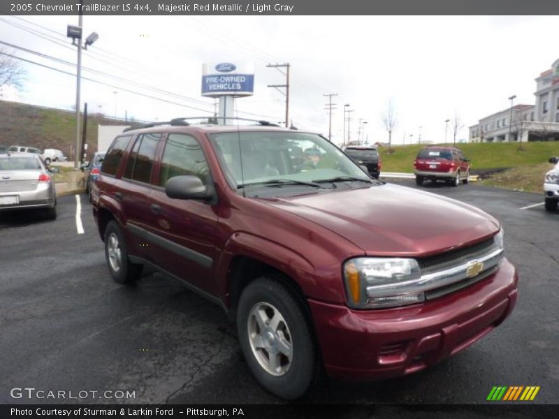 Majestic Red Metallic / Light Gray 2005 Chevrolet TrailBlazer LS 4x4