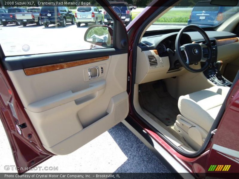 Cranberry Red Metallic / Beige 2008 Suzuki XL7