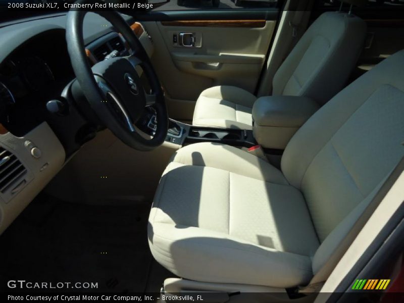Cranberry Red Metallic / Beige 2008 Suzuki XL7