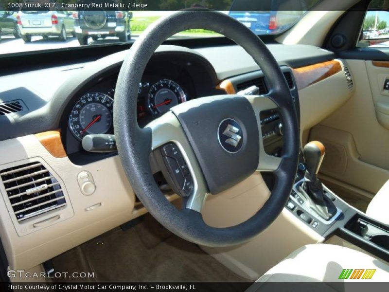 Cranberry Red Metallic / Beige 2008 Suzuki XL7