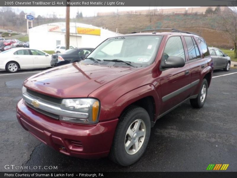 Majestic Red Metallic / Light Gray 2005 Chevrolet TrailBlazer LS 4x4