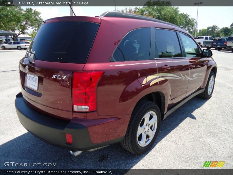 Cranberry Red Metallic / Beige 2008 Suzuki XL7