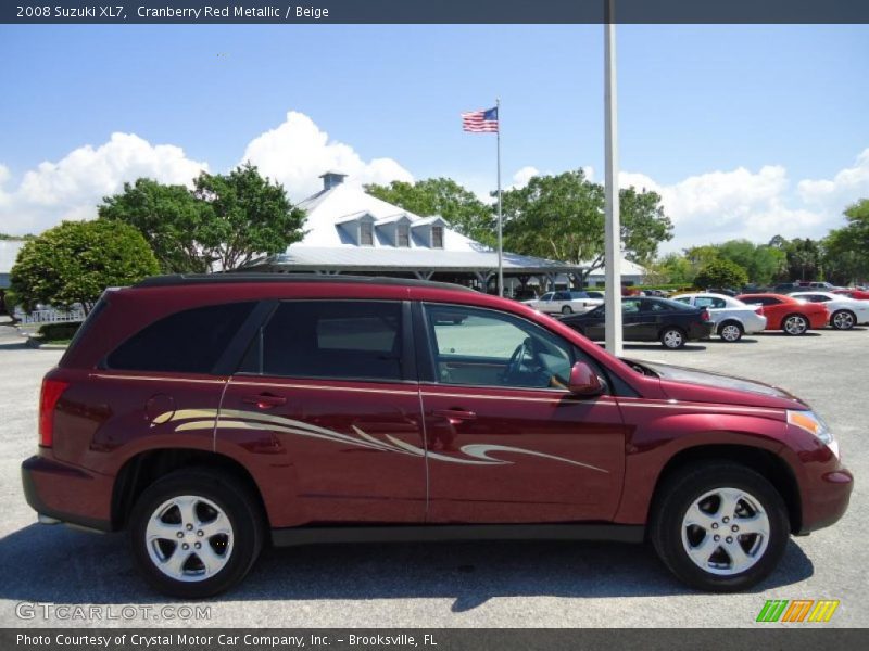 Cranberry Red Metallic / Beige 2008 Suzuki XL7