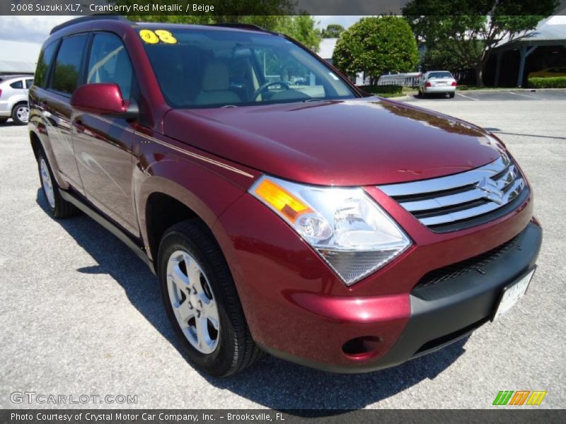 Cranberry Red Metallic / Beige 2008 Suzuki XL7