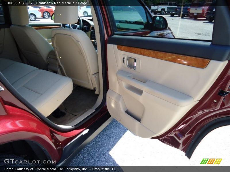 Cranberry Red Metallic / Beige 2008 Suzuki XL7