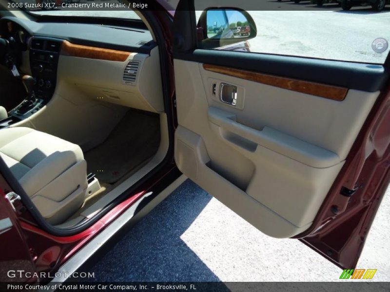 Cranberry Red Metallic / Beige 2008 Suzuki XL7