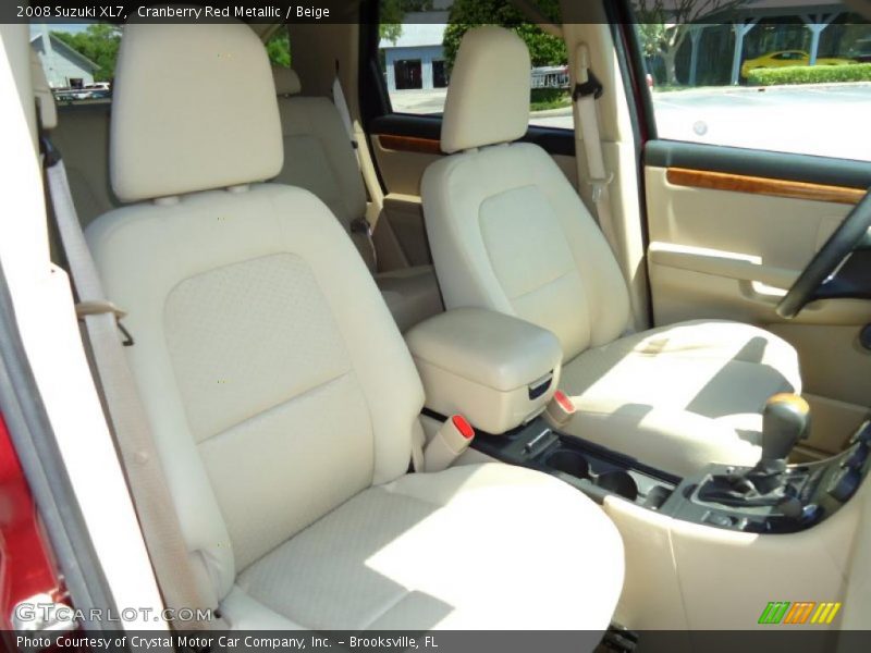 Cranberry Red Metallic / Beige 2008 Suzuki XL7