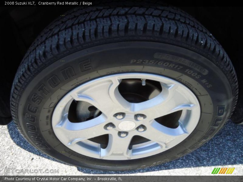 Cranberry Red Metallic / Beige 2008 Suzuki XL7