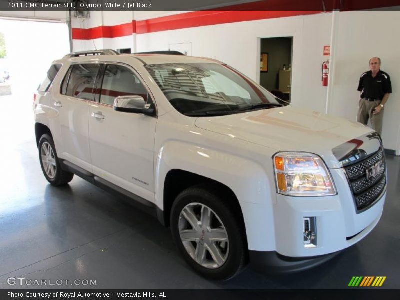 Olympic White / Jet Black 2011 GMC Terrain SLT