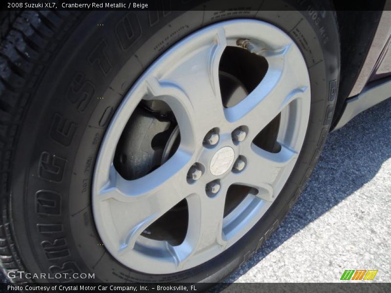 Cranberry Red Metallic / Beige 2008 Suzuki XL7