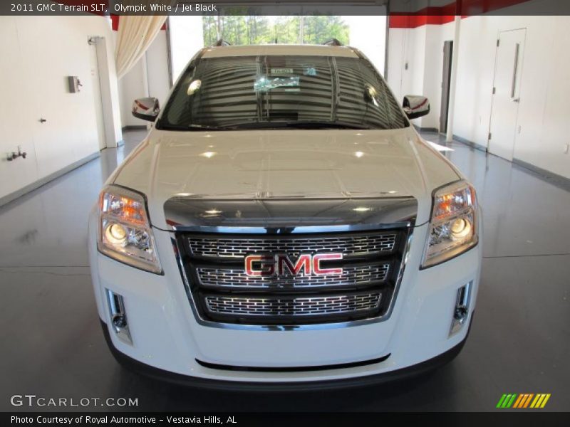 Olympic White / Jet Black 2011 GMC Terrain SLT